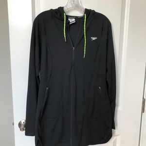 Nike hooded swim coverup